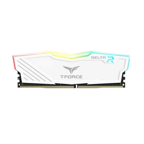 TeamGroup T-Force Delta RGB 16GB (16GBx1) DDR4 3200MHz White